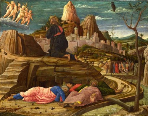 Andrea Mategna, c. 1460: Agony in the Garden
