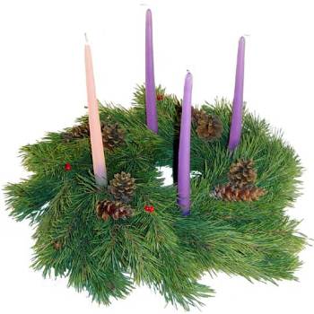 Advent is a four-week vigil prior to Christmas, a period of watchfulness, waiting and reflection, not only for the celebration of the birth of Christ but especially for his coming again. Each week we light another candle on our wreath as the time of Nativity draws closer; we lit the first one on Sunday.
