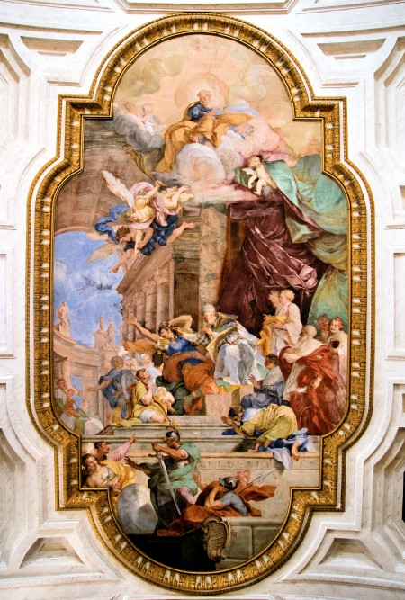 Giovanni Battista Parodi, 1706: The Miracle of the Chains, at St. Peter in Chains Basilica, Rome.